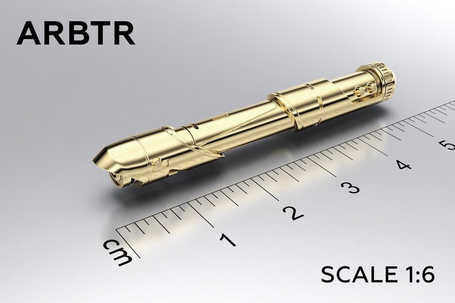 Mini Lightsaber Necklace Pendant Keychain BRASS