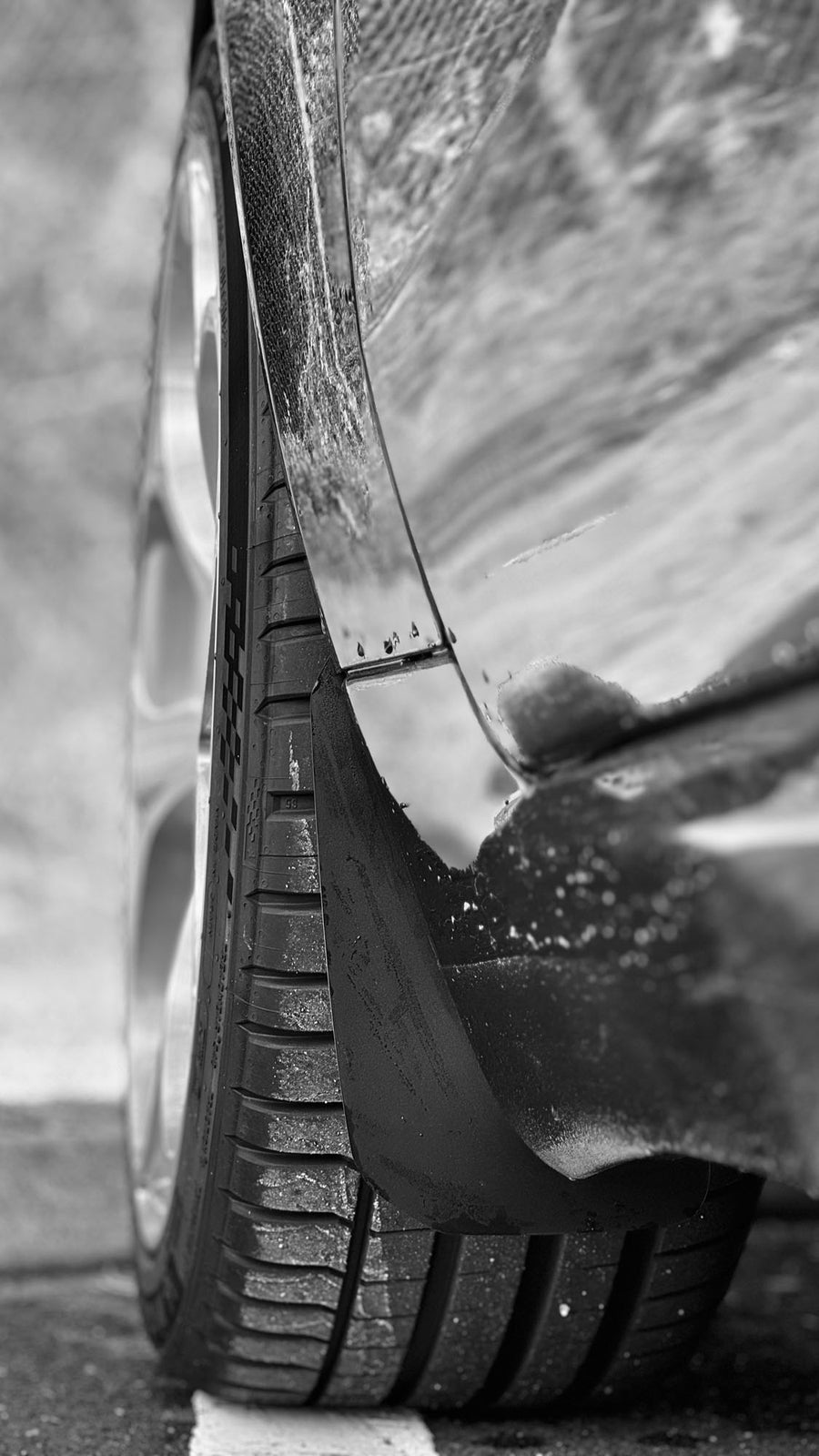 Alfa Romeo 159 939 Mudflaps set on the car 3