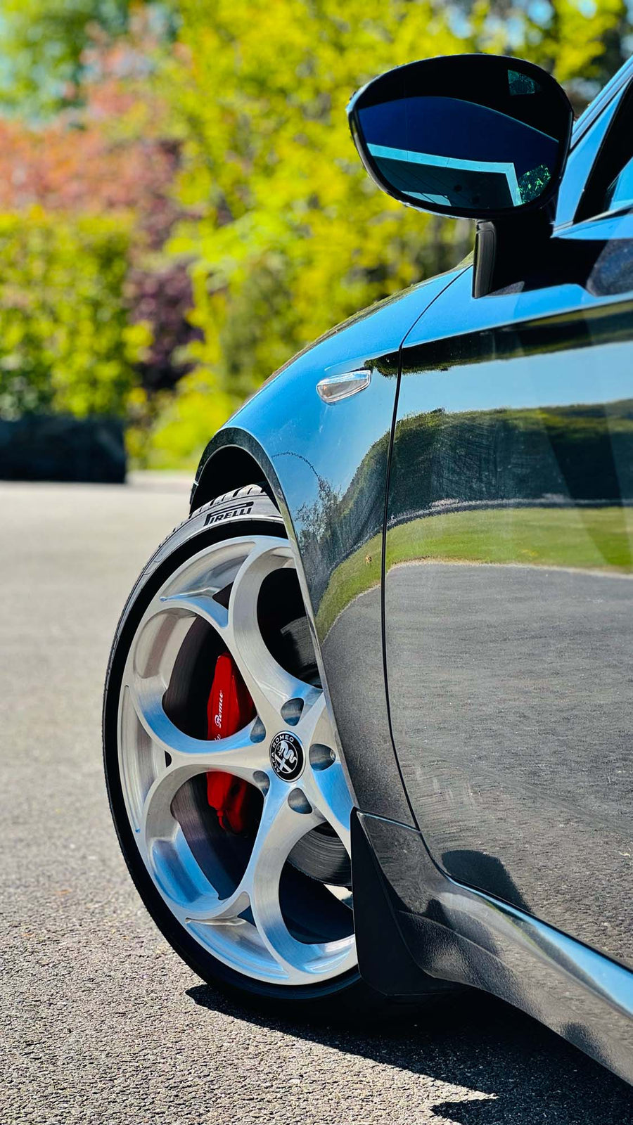 Alfa Romeo 159 939 Mudflaps set on the car 5