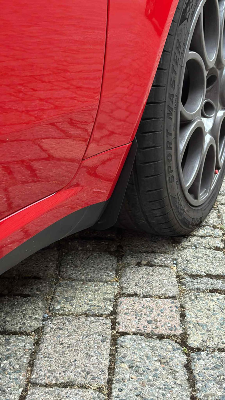 Alfa Romeo 159 939 Mudflaps set on the car 6