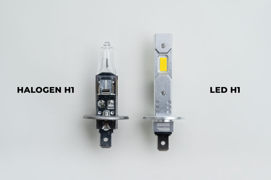 Yellow Fog H1 LED bulbs