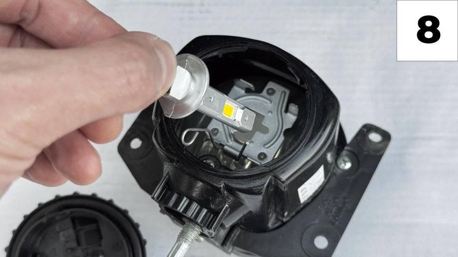 Yellow Fog H1 LED bulbs