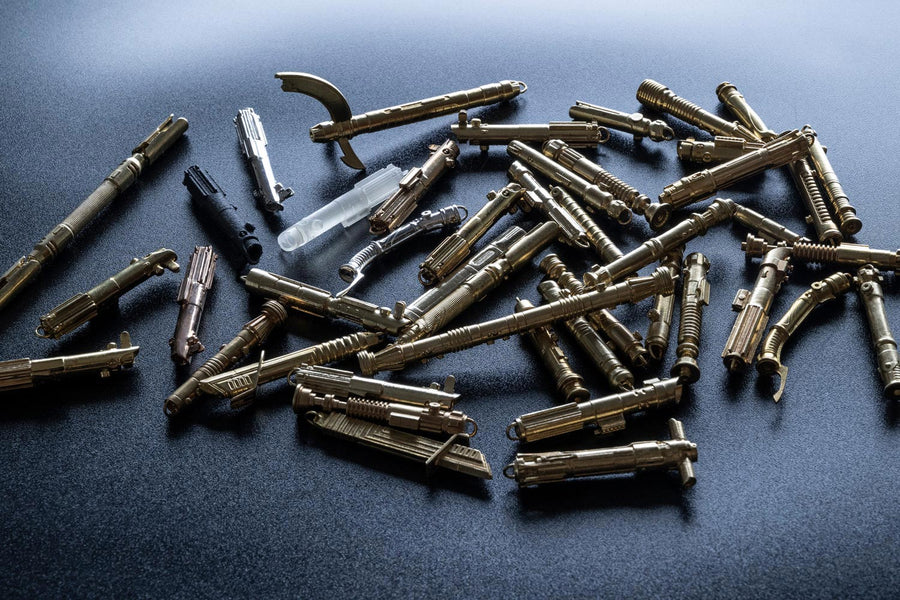 Mini Lightsaber Necklace Pendant Keychain 2