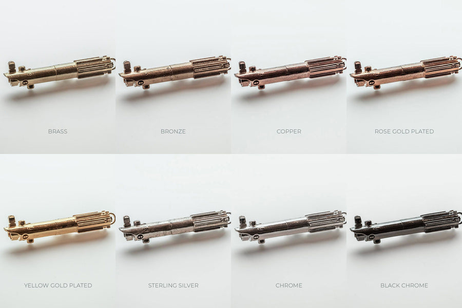 Mini Lightsaber Necklace Pendant Keychain Materials 2