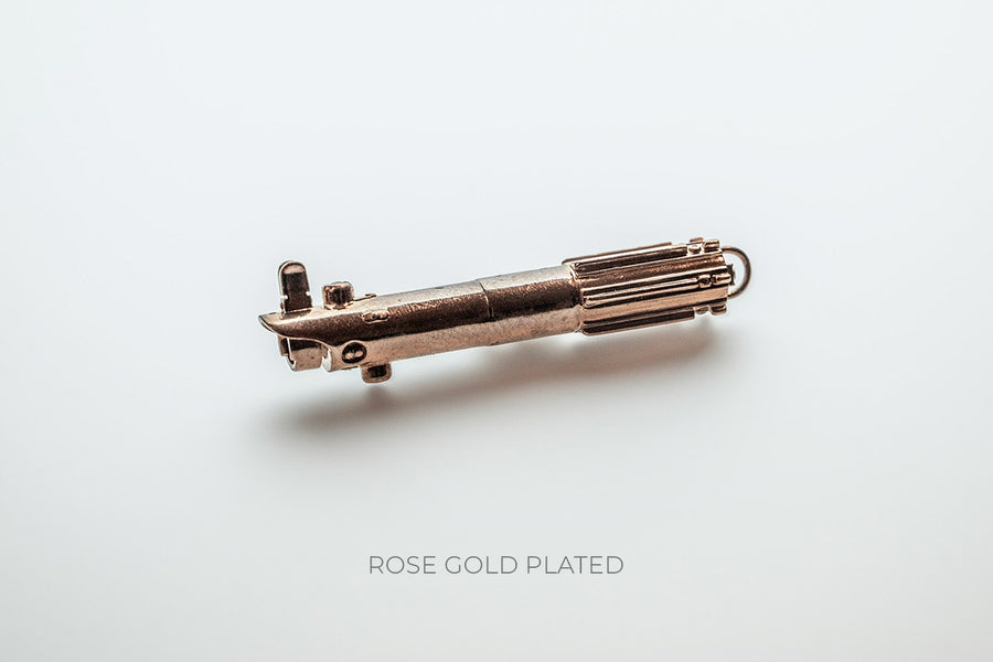 Mini Lightsaber Necklace Pendant Keychain ROSE GOLD