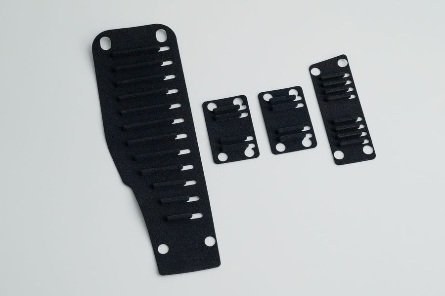 Rubber inserts for metal Alfa Romeo Ti pedals